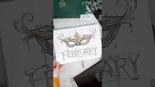 Heres 5 YEARS Of Bullet Journaling  February Evolution [upl. by Yuma]