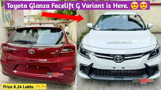 Toyota Glanza Facelift 2022 G Variant First Look Interior Exterior [upl. by Art]