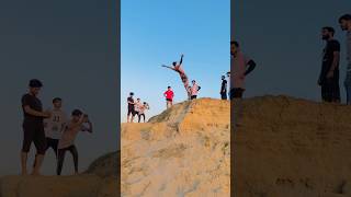 Stall back 😱 yaar dil da pakka viralvideos gymnatics subscribe stunt parkur [upl. by Ndnarb34]