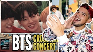 BTS Performs a Concert in the Crosswalk  REACTION [upl. by Rehttam]