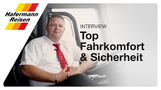 Reisebusfahrer als Beruf  Interview mit einem Busfahrer  Hafermann Reisen [upl. by Bram]