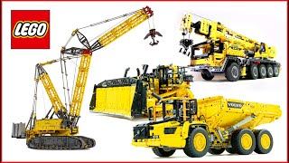 LEGO COMPILATION Best Of All Construction Lego Technic Sets  Speed Build  Brick Builder [upl. by Itch253]