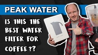 Peak Water Filter  The BEST Home Water Filter for Coffee Unboxing and Review [upl. by Yorker]