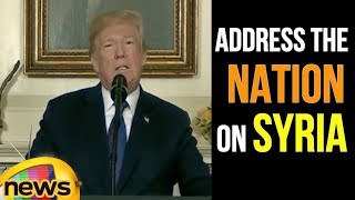 Trump Delivers an Address to the Nation On Syria  Mango News [upl. by Cyler]