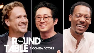 Comedy Actors Roundtable Jason Segel Steven Yeun Tyler James Williams John Mulaney amp Mo Amer [upl. by Sirk]