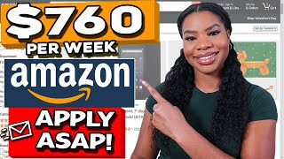 Amazon Customer Service Representative  Work from Home Jobs  760 per Week  Apply Now [upl. by Shantee]