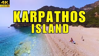 Karpathos Greece  Amazing Greek Island  KARPATHOS 🇬🇷 4K [upl. by Victorie]