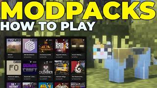 How To Get Modpacks in Minecraft Java Edition [upl. by Bolme]