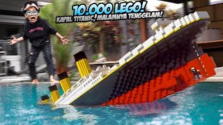 WOW 24JAM KITA BIKIN KAPAL TITANIC 10000 BATANG TERBESAR SEPANJANG MASA SEDIH MALAMNYA TENGGELAM [upl. by Loats58]