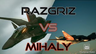 Ace Combat 7 Razgriz vs Mihaly X02S [upl. by Chemush]