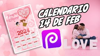 Calendario para 14 de Febrero • Un Regalo para San Valentín [upl. by Leoine]