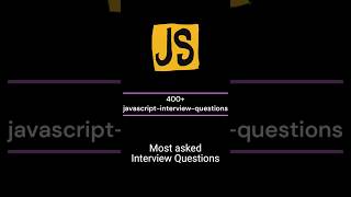 javascript interview questions and answers javascript interviewquestions shorts js [upl. by Ylrad]