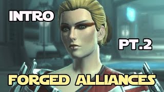 SWTOR Forged Alliances Part 2 on Manaan  Empire Side Intro PTS [upl. by Aihtak]