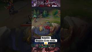 MALPHITE ENGANANDO o SHACO 😂 LEAGUE OF LEGENDS shorts [upl. by Ecnedurp]