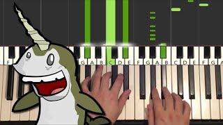 Weebl  Narwhals Song Piano Tutorial Lesson [upl. by Corenda927]