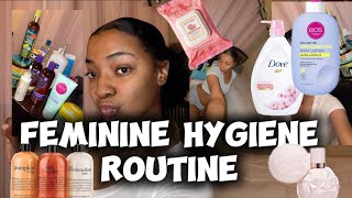 MY FEMININE HYGIENE ROUTINE HOW TO SMELL GOOD ALL DAY EVERYDAY  Best Hygiene Products [upl. by Notgnillew]