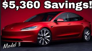 2024 Tesla Model 3 Long Range RWD Highland Promotional Offer Is 199 Financing Offer Worth It [upl. by Norej]