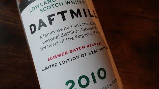 Daftmill 2010 Summer Batch 46  Whisky Wednesday [upl. by Salamone864]