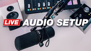 How I Livestream with Music and Sound FX Rodecaster Pro Setup [upl. by Aroel995]