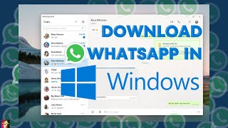 How to Download and Install WhatsApp in Laptop or PC [upl. by Erdnassac]