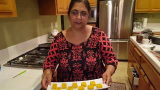 HOW TO MAKE besan ki burfi  nonfat dry milk Indian recipe indiansweets  INDIAN COOKING [upl. by Stuppy259]