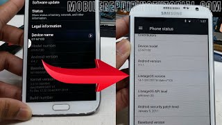 How To Update Samsung Galaxy Note 2 GTN7100 Android 71 Now Support Google Meet in N7100 [upl. by Auqinom297]