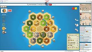 Settlers of Catan Ranked Game on Board Game Arena [upl. by Nani]