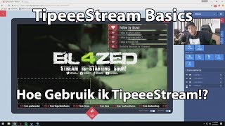 TipeeeStream Basics  Hoe Gebruik ik TipeeeStream in OBS [upl. by Namruht]