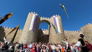 Sbanderiatori Abanderados de Florencia en las Jornadas Medievales de Ávila [upl. by Arim]