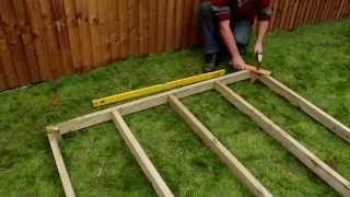 How To Assemble An Eze Shed Base [upl. by Ayanad149]