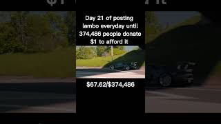 Thanks guys Please help make my dream come true❤️❤️ paypalcashapp in comment sections lambo [upl. by Ahsenwahs]