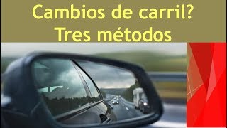 Como cambiar de carril Trucos de manejo [upl. by Mena]