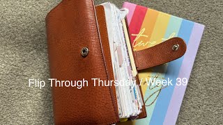 Flip Through Thursday  Week 39  September 2024  Pink Planner Girl [upl. by Hitt]