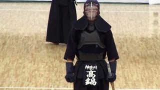 KENDO 高鍋進 × 西村佳記 3回戦 全日本剣道20121103 [upl. by Lammond977]