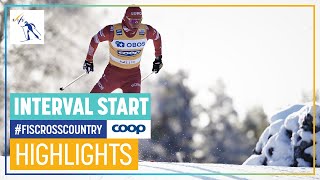 Bolshunov bounces back after Lahti mishap  Mens 15 km F  Falun  FIS Cross Country [upl. by Annwahsal]