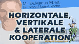 Kooperation auch Konzentration horizontal vertikal lateral [upl. by Howey]