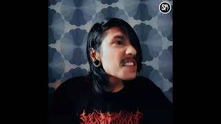 BLUDGEONED TO DEATH vocal covered by me 🤘😈🎤 deathcoremusic deathcorevocalist getviral getview [upl. by Meehaf]