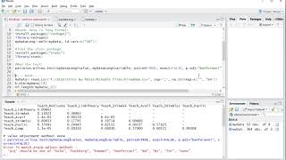 R  Friedman posthoc Wilcoxon test [upl. by Brenton]