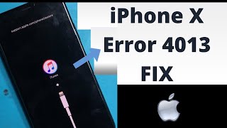 iPhone X Error 4013 FixNew method of fix 4013 on iPhone X [upl. by Fredericka522]