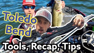 Toledo Bend BASS Elite Tools Recap Tips 2024 [upl. by Auburta]