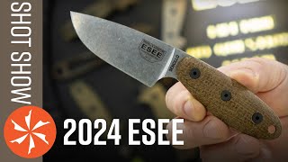 New ESEE Knives at SHOT Show 2024  KnifeCentercom [upl. by Rollecnahc]