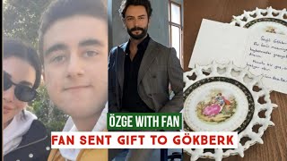 Özge yagiz with Fan Fan Sent Gift to Gökberk demirci [upl. by Yrdua]