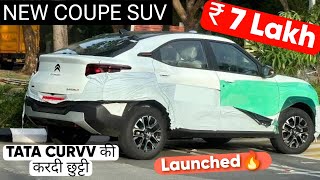 Citroen New Coupe SUV Launch Confirm  ₹7 Lakh  Tata Curvv की करदी छुट्टी  2024 Citroen Basalt [upl. by Nuahsel]