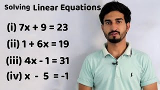 Solving Linear Equations Linear equation UrduHindi MathUse [upl. by Tioneb242]