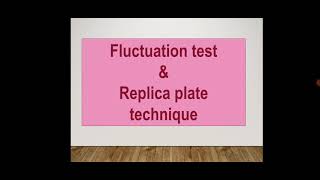 AsstProfPKGakkhad Fluctuation test amp Replica plate SYBSc MB221Bacterial Genetics Lec03 [upl. by Miles]