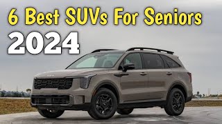 Top 6 SUVs for Seniors in 2024 Comfort Safety and Style [upl. by Ateuqal897]