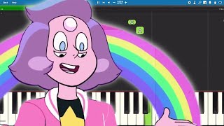 Steven Universe Future  The Tidying Song  Piano Tutorial Stick By Stick [upl. by Eipper588]