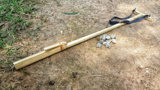 How to Make a Powerful Slingshot from Home [upl. by Annora]