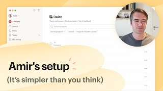 How Todoist CEO Amir manages life and teamwork in Todoist 👀 [upl. by Annod]