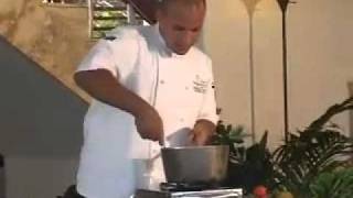 Jade Mountain St Lucia  Cooking Class with Exec Chef Jonathan Dearden [upl. by Bez]